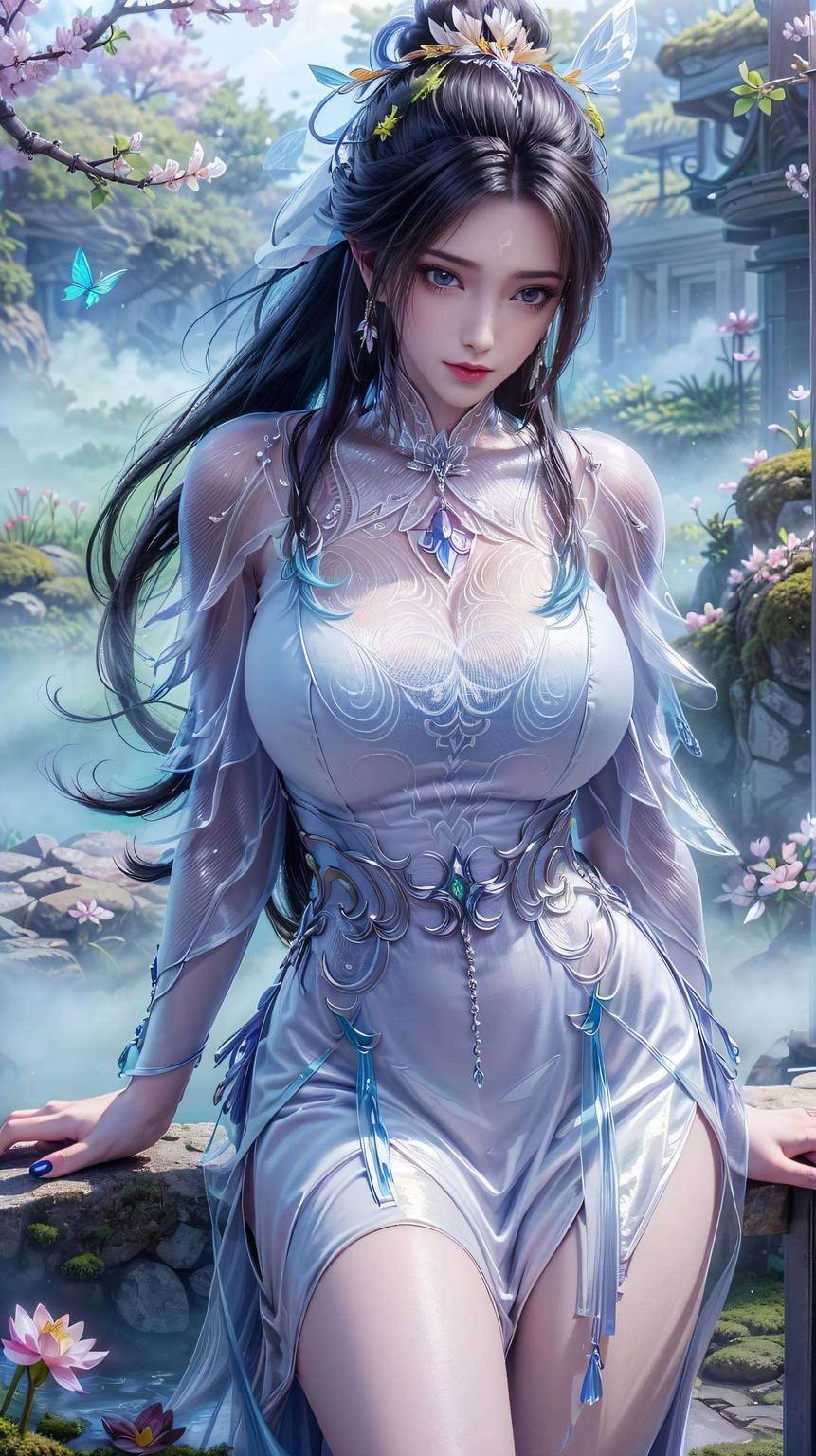 在苹果炫彩的壁纸世界里仿佛随时要从屏幕中走出