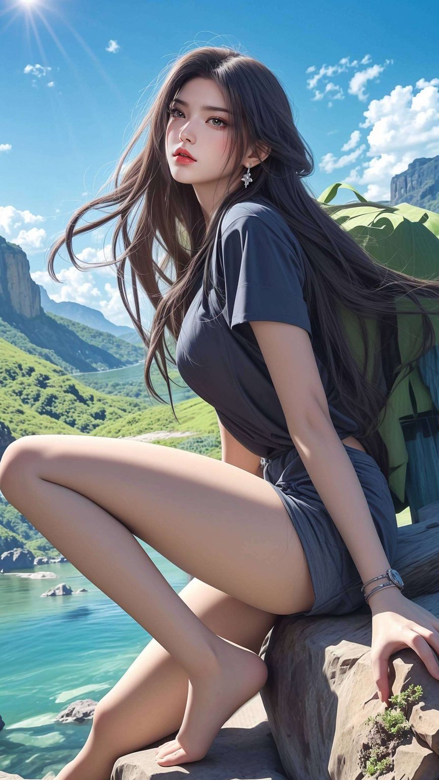 早已超越了动漫美女的范畴就像一道不可磨灭的光