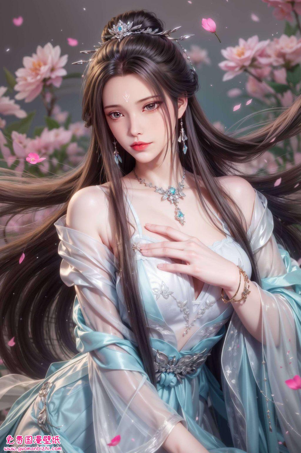 仿佛从《诛仙》的画卷中款款走出成为了无数粉丝心中永恒的国漫女神