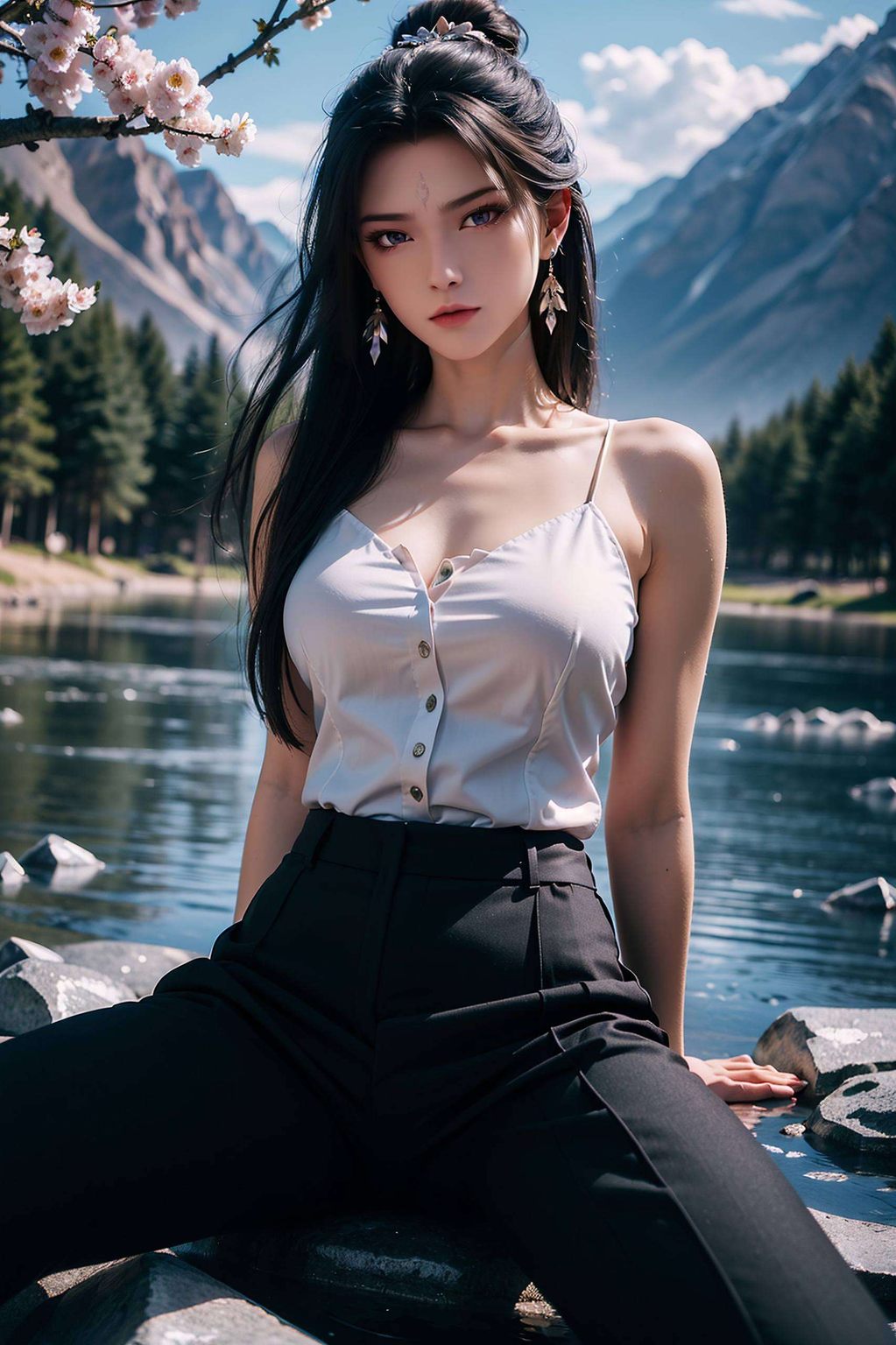 每当她的壁纸跃然于电脑桌面仿佛让人看到了一片不染尘埃的雪花