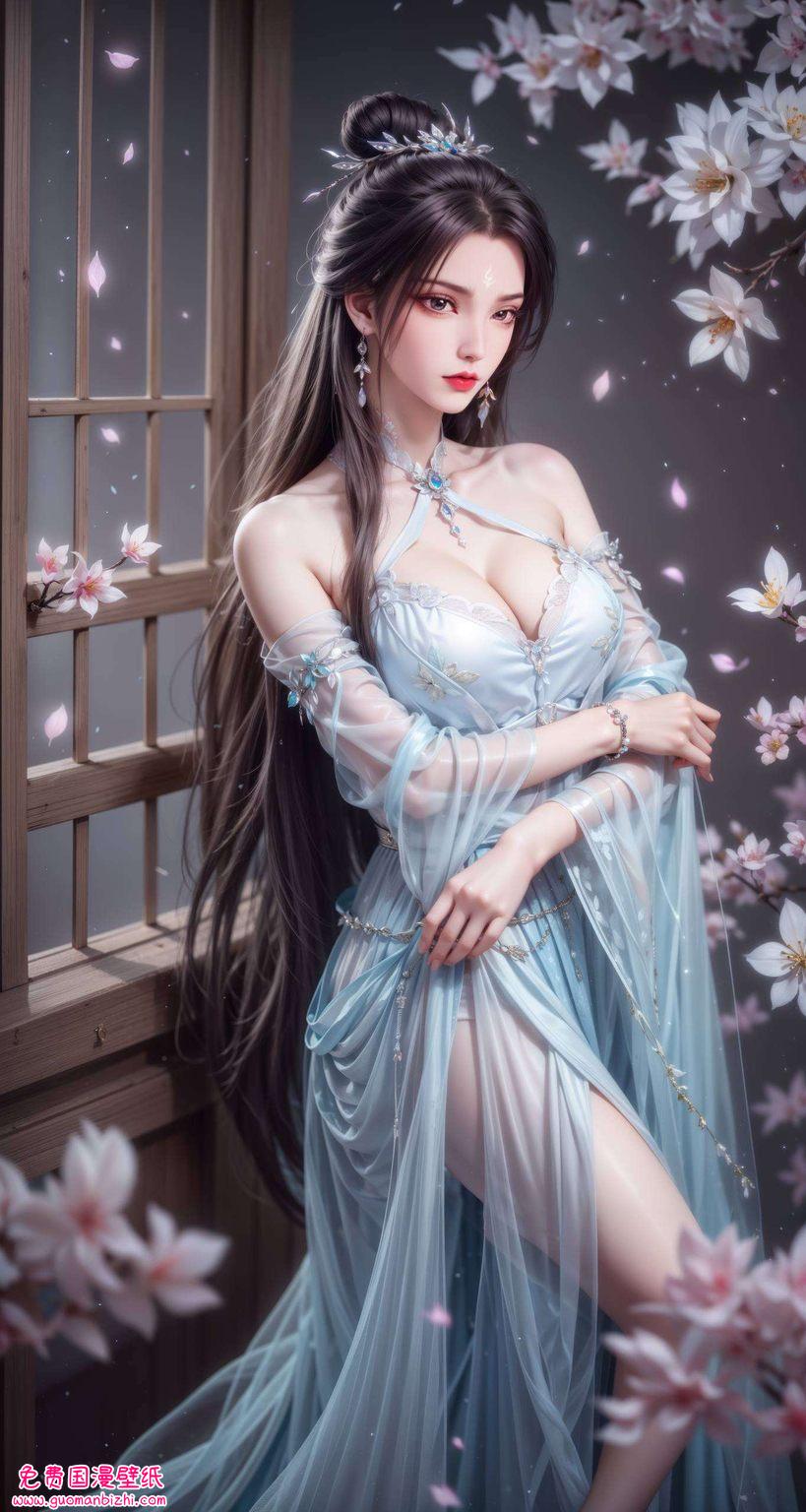 陆雪琪如一朵清丽的白莲仿佛能洗净心灵的尘埃