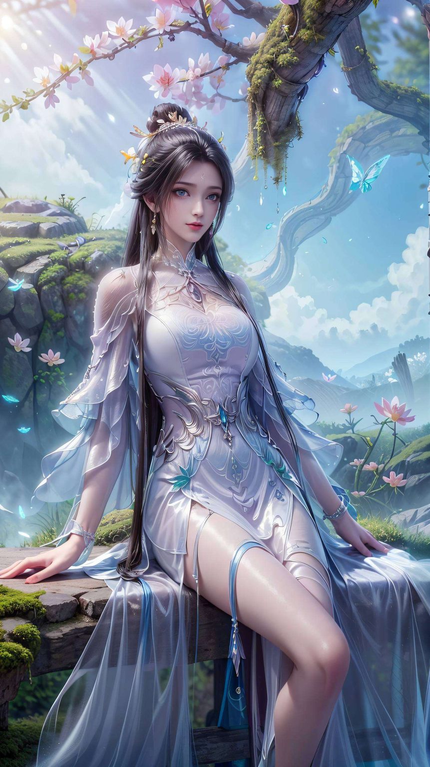 成为朋友圈的焦点！#陆雪琪腿杀壁纸# #国漫女神# 🌟✨更是国漫界的小调皮哦～快来看看这腿杀壁纸