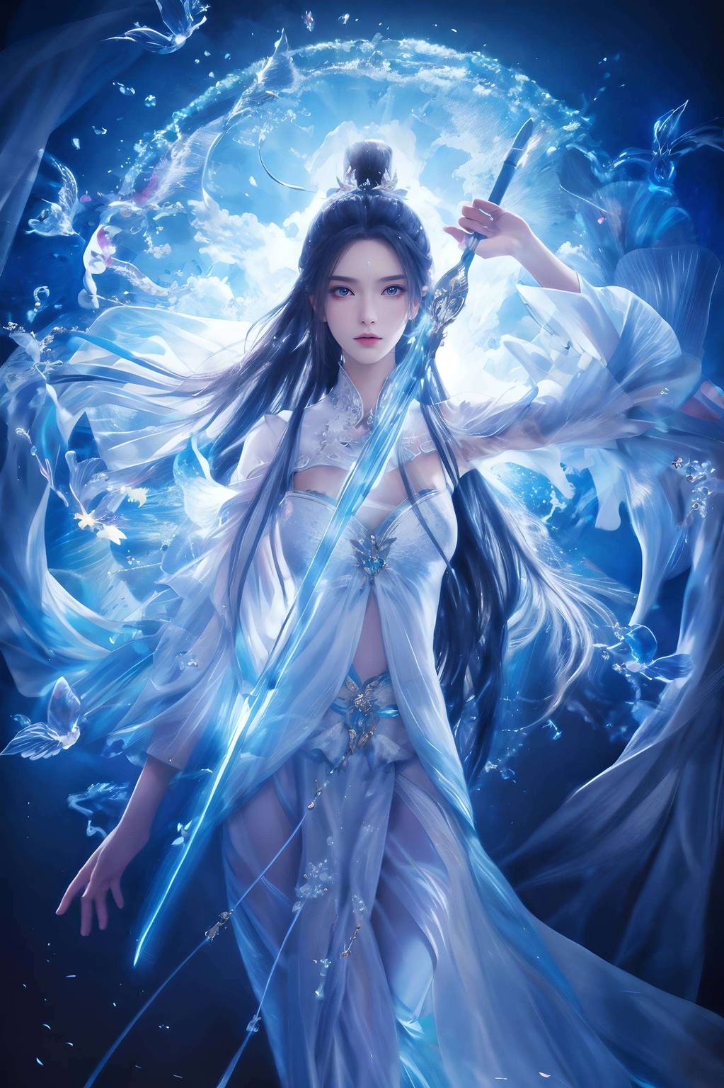 小可爱们!今天给大家带来一款超级炫酷的4K超清壁纸仿佛从《诛仙》的世界穿越而来