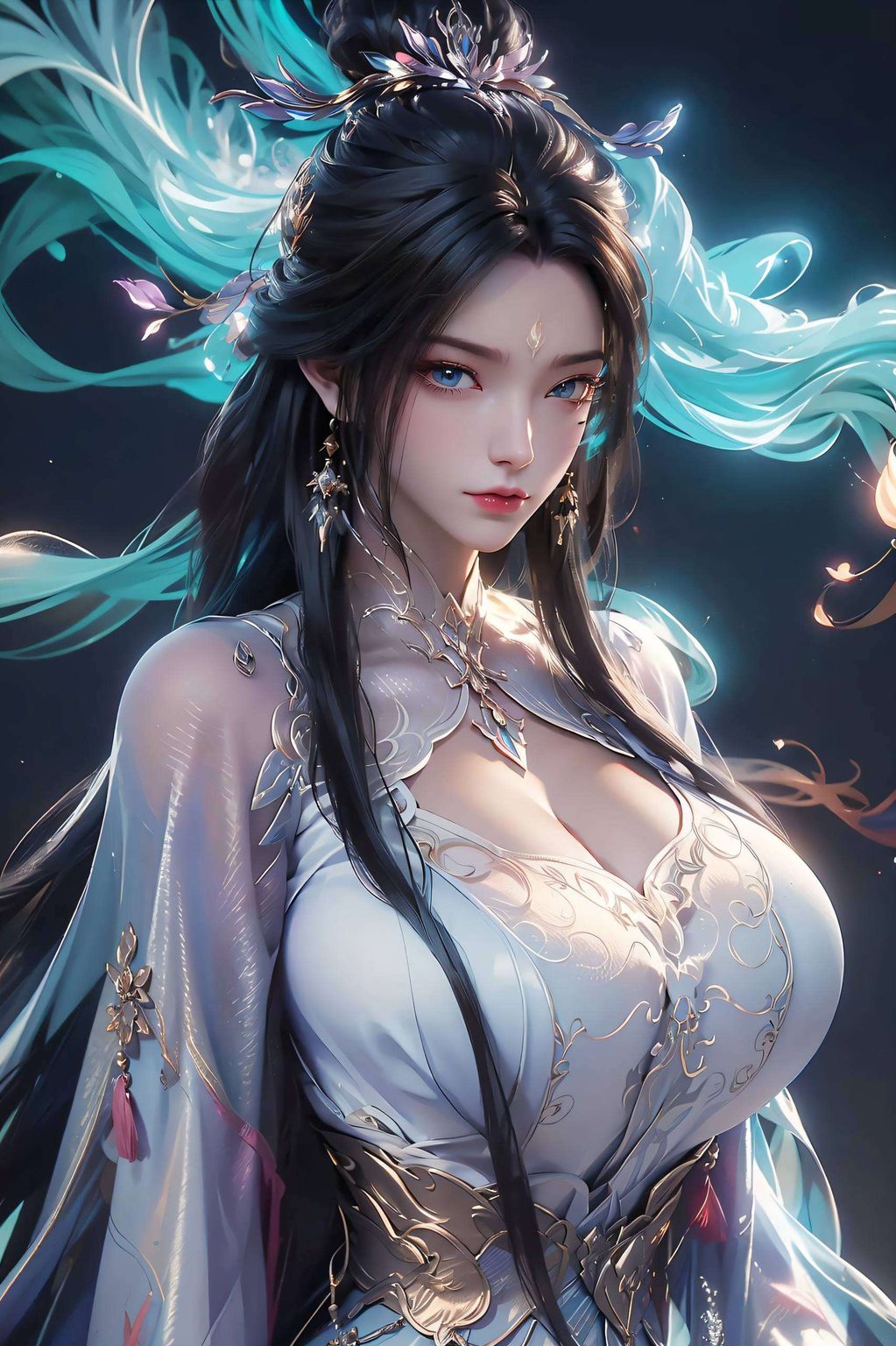 每当看到她的全身壁纸更是国漫女神的化身