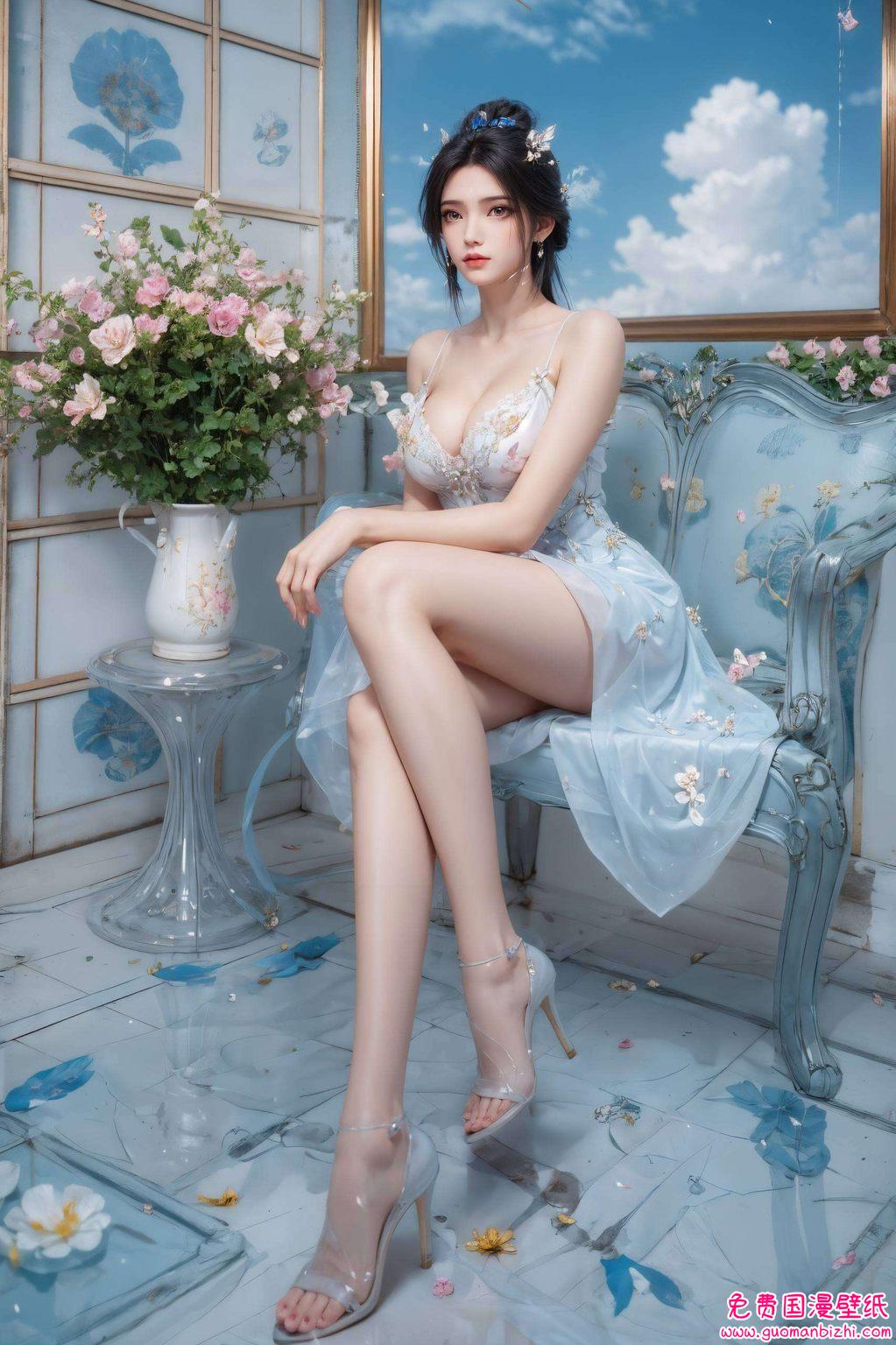 宛如国漫中的女神陆雪琪那如霜的容颜