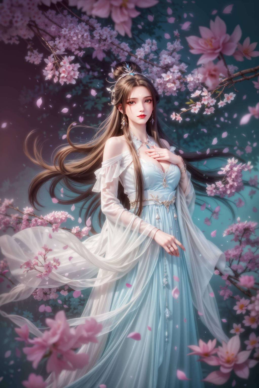 今儿给您推荐一款新出的极简壁纸正是我们国漫女神陆雪琪壁纸惊鸿雪的炫彩版