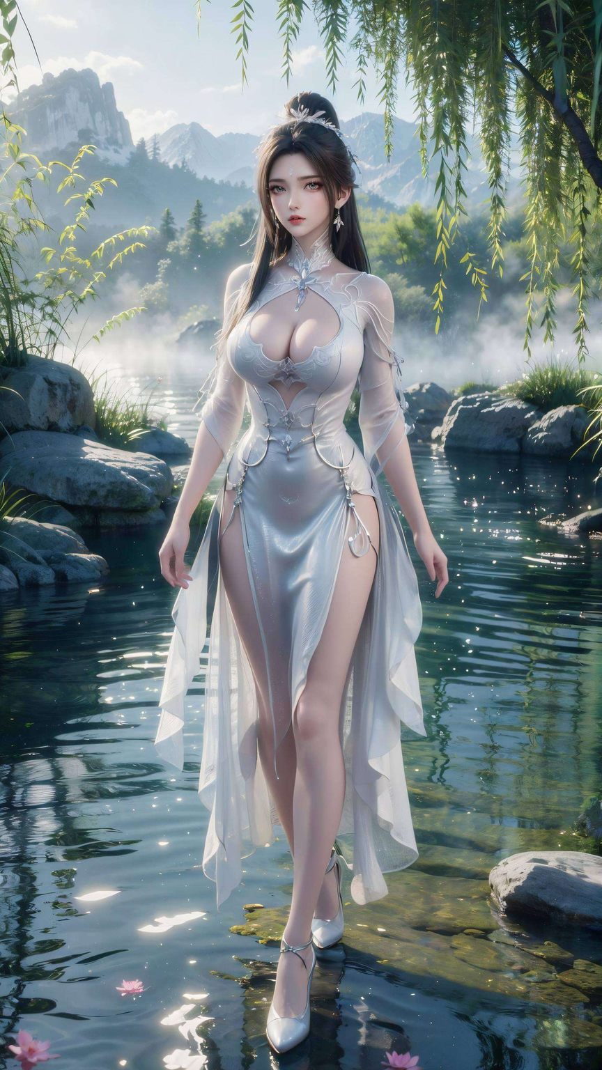 在这绚烂如苹果炫彩的壁纸中更是诛仙世界里的一抹不可磨灭的仙气