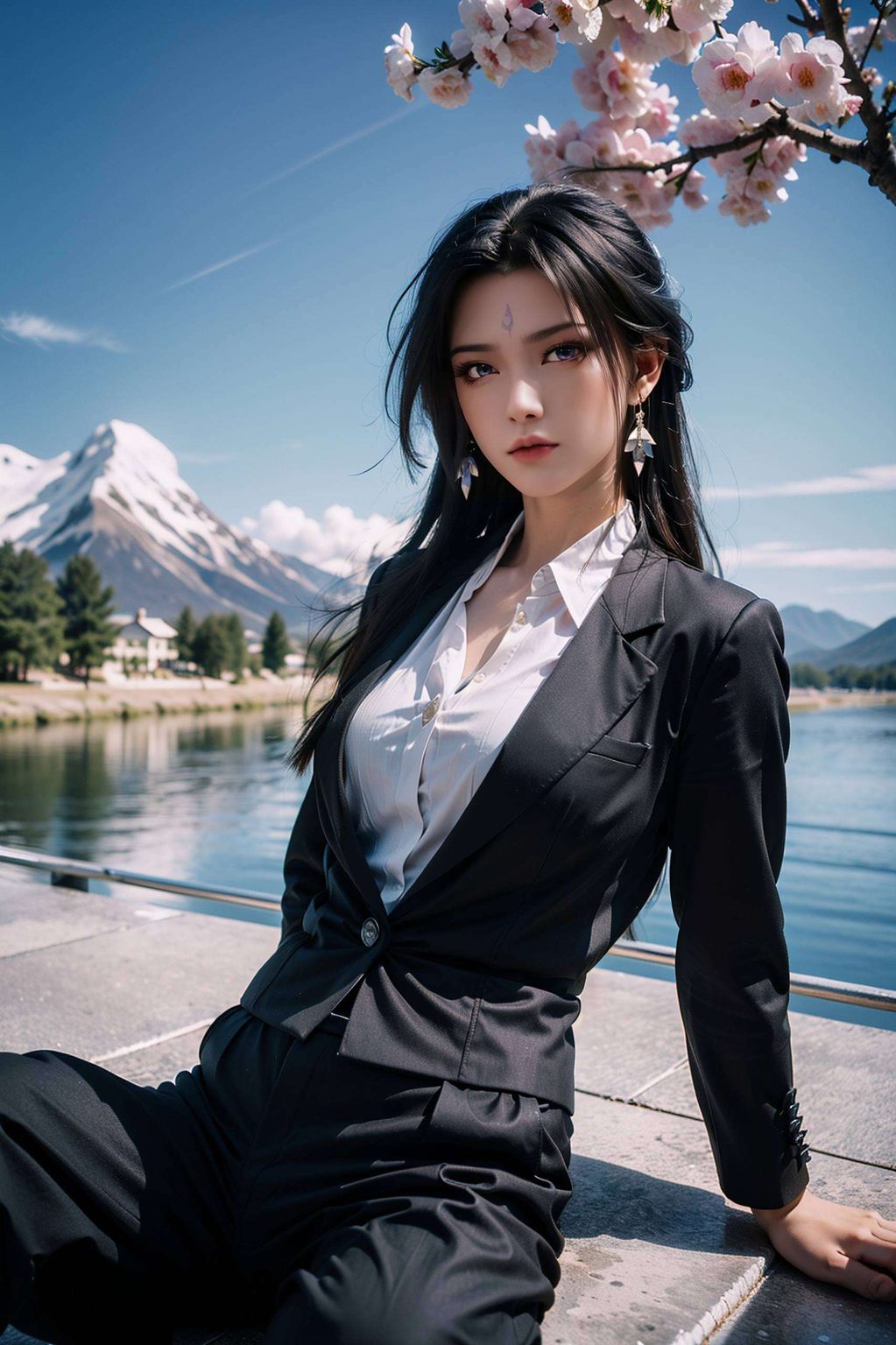 每当看到苹果壁纸上超清的陆雪琪如同国漫中的女神
