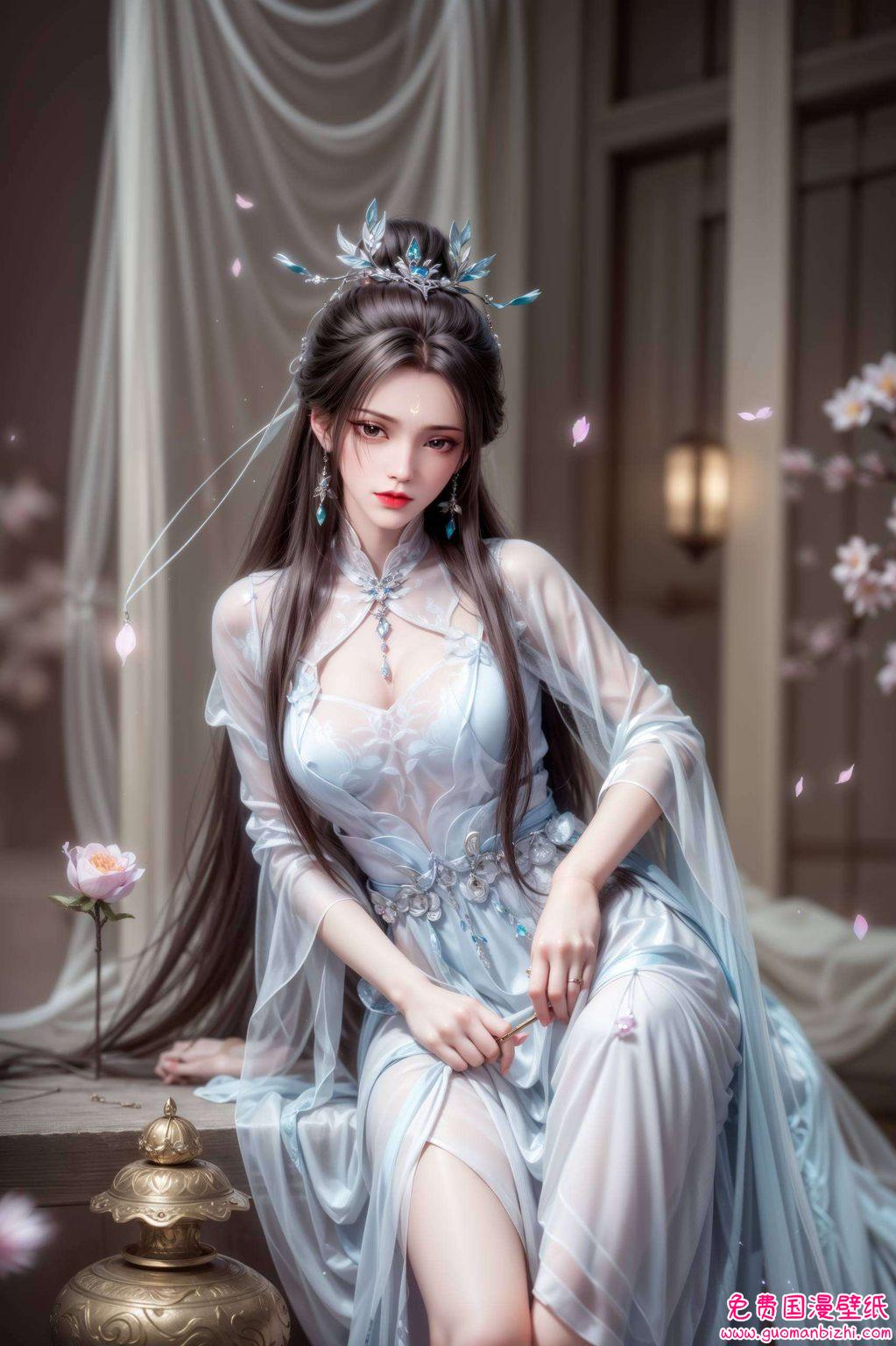 堪称国漫女神中的战斗机快来看看这免费的玄幻风壁纸
