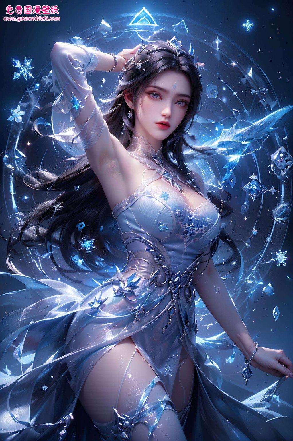 陆雪琪如一朵清冷的白莲在绚烂的玄幻世界中