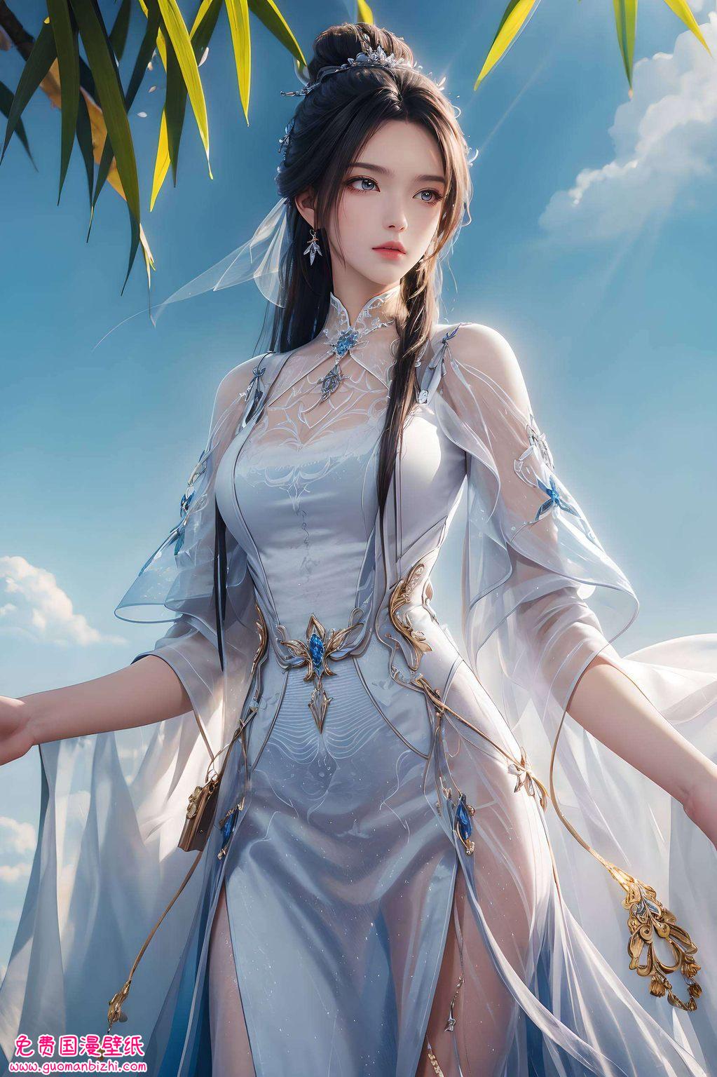 仿佛诉说着《诛仙》中的玄幻故事不仅是国漫美女的代表