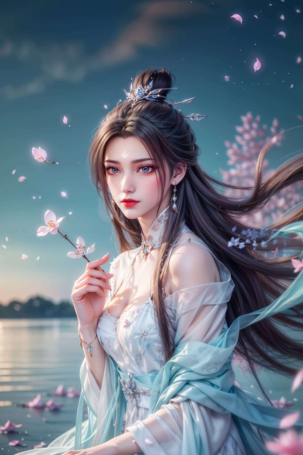 我仿佛能感受到那份剑指苍穹的豪情与温柔如水的深情每当她的壁纸跃然屏上