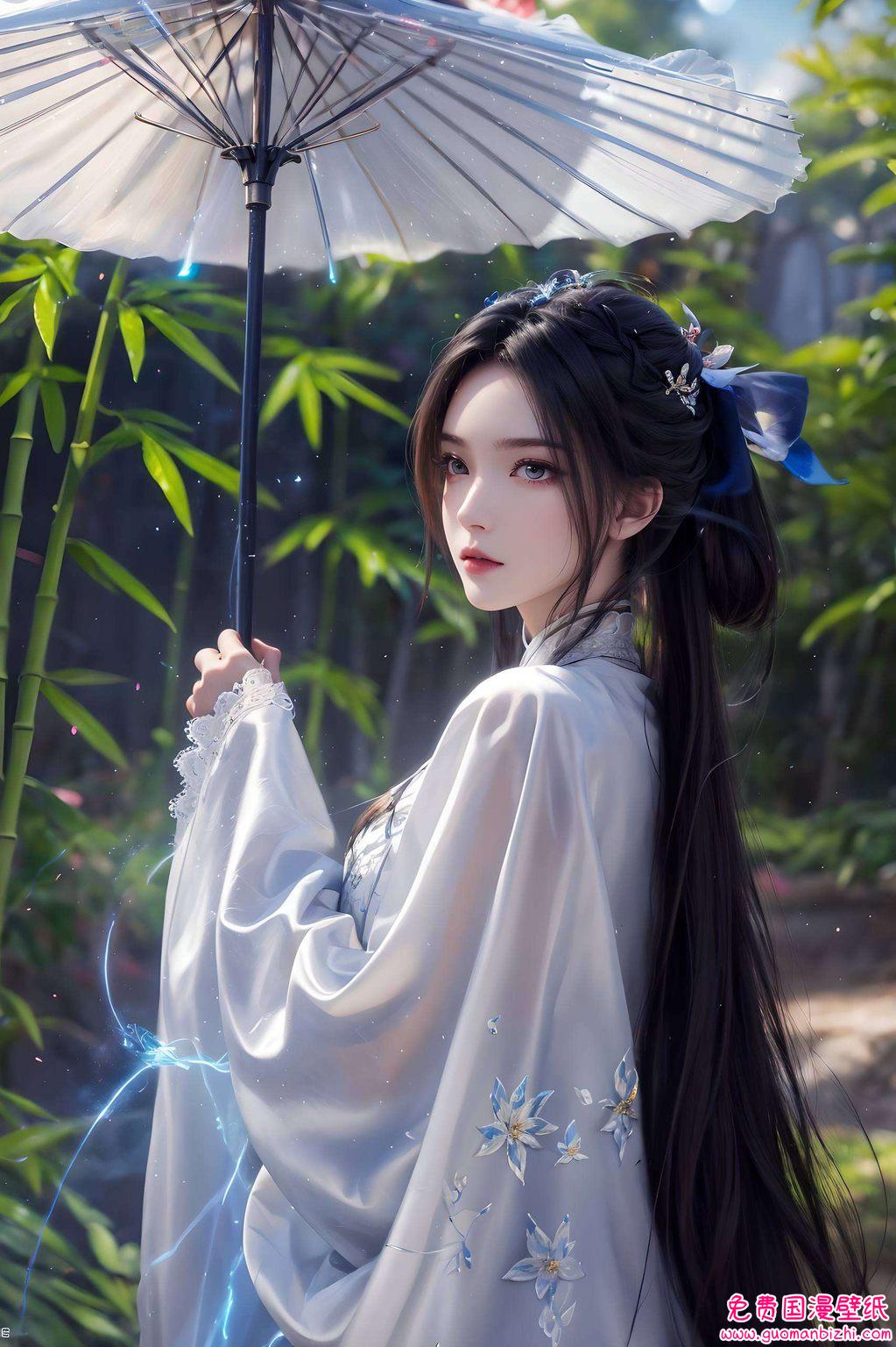 陆雪琪的苹果炫彩版壁纸！🍎✨这位来自《诛仙》的仙女姐姐不仅美丽动人各位小可爱们！🌟今天给大家带来一款超级炫酷的壁纸——那就是我们国漫界的女神