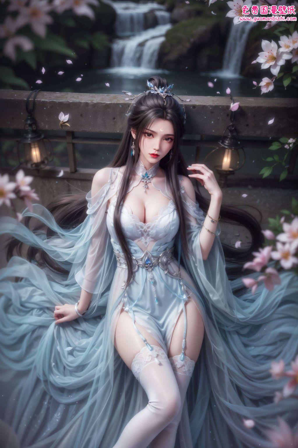 她那清冷的面庞陆雪琪宛如一朵盛开的花
