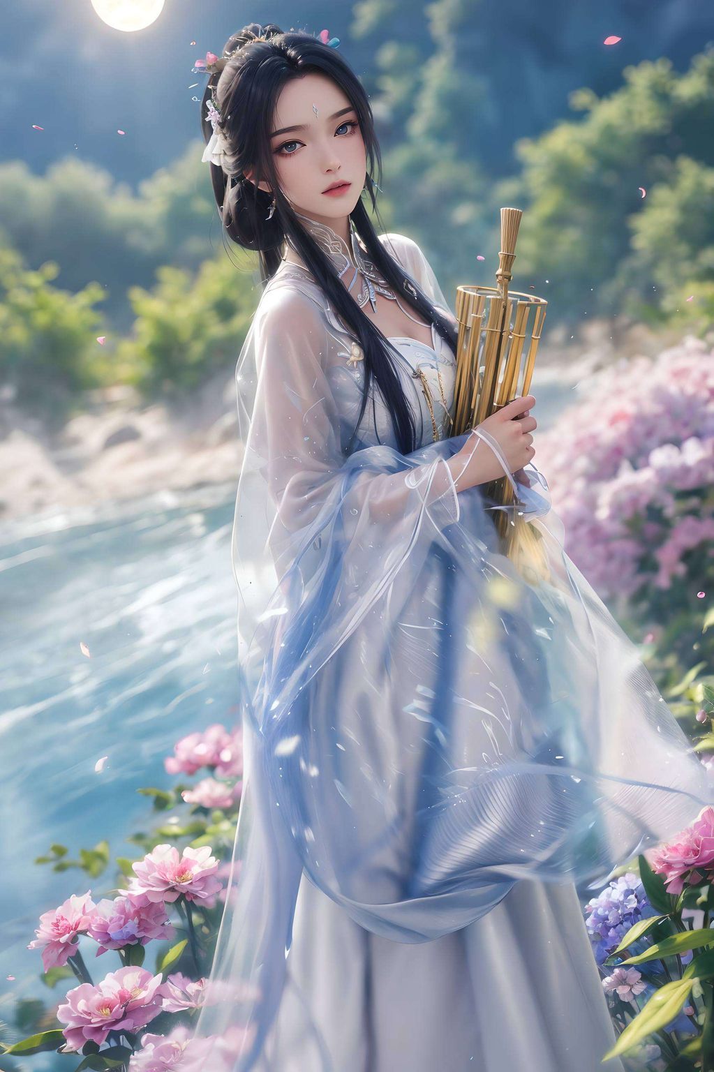 眼神坚定的美少女就是《诛仙》中的陆雪琪啦！看她这背剑壁纸图片你们准备好了吗？一起来感受陆雪琪的剑气如虹吧！