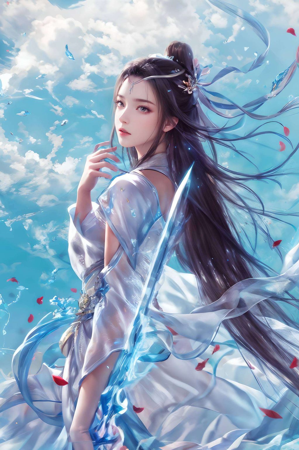 让人不禁赞叹：“此女只应天上有她却独领风骚