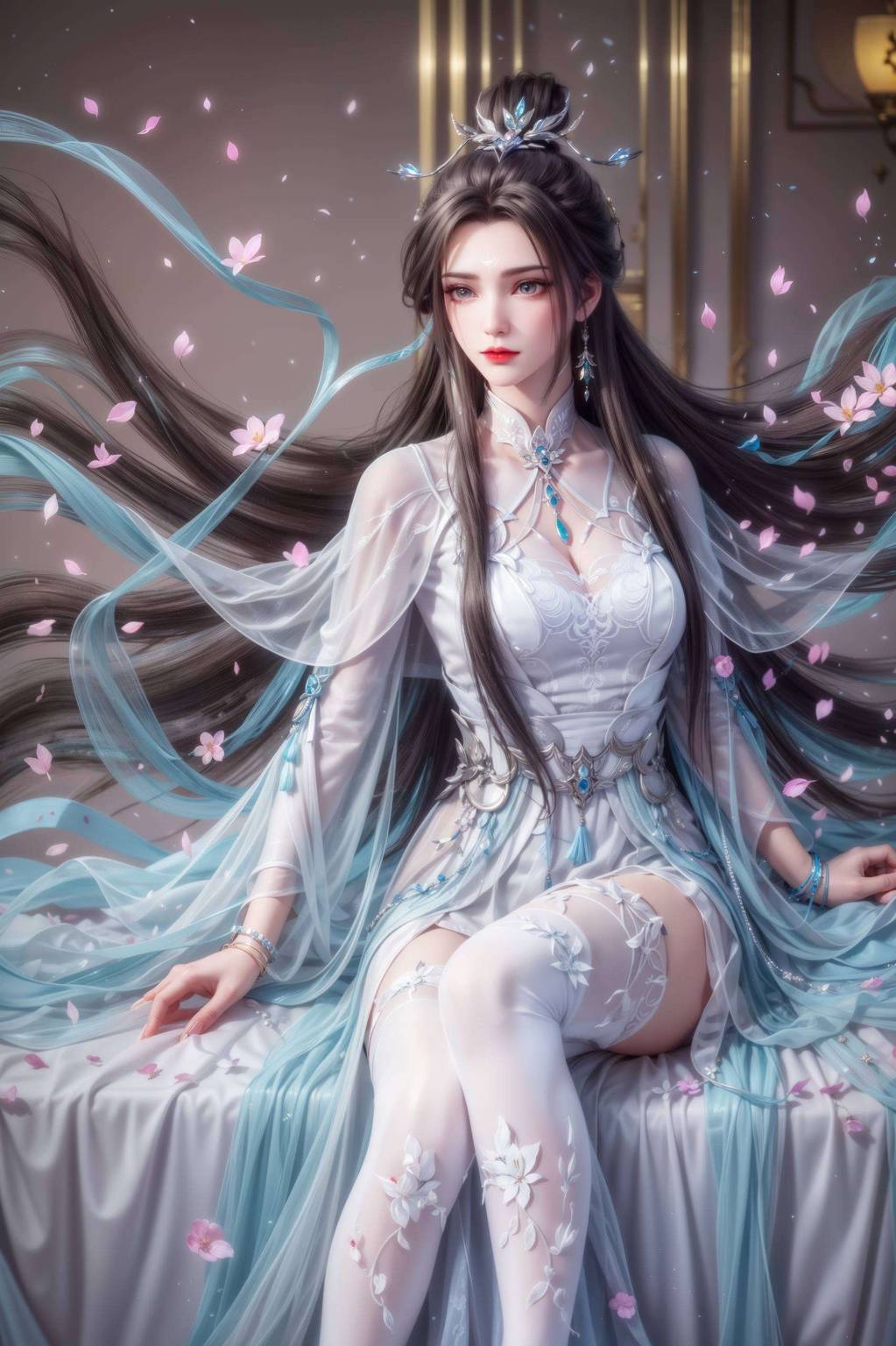 都是对美好人生的无限感慨陆雪琪以其清冷脱俗的气质
