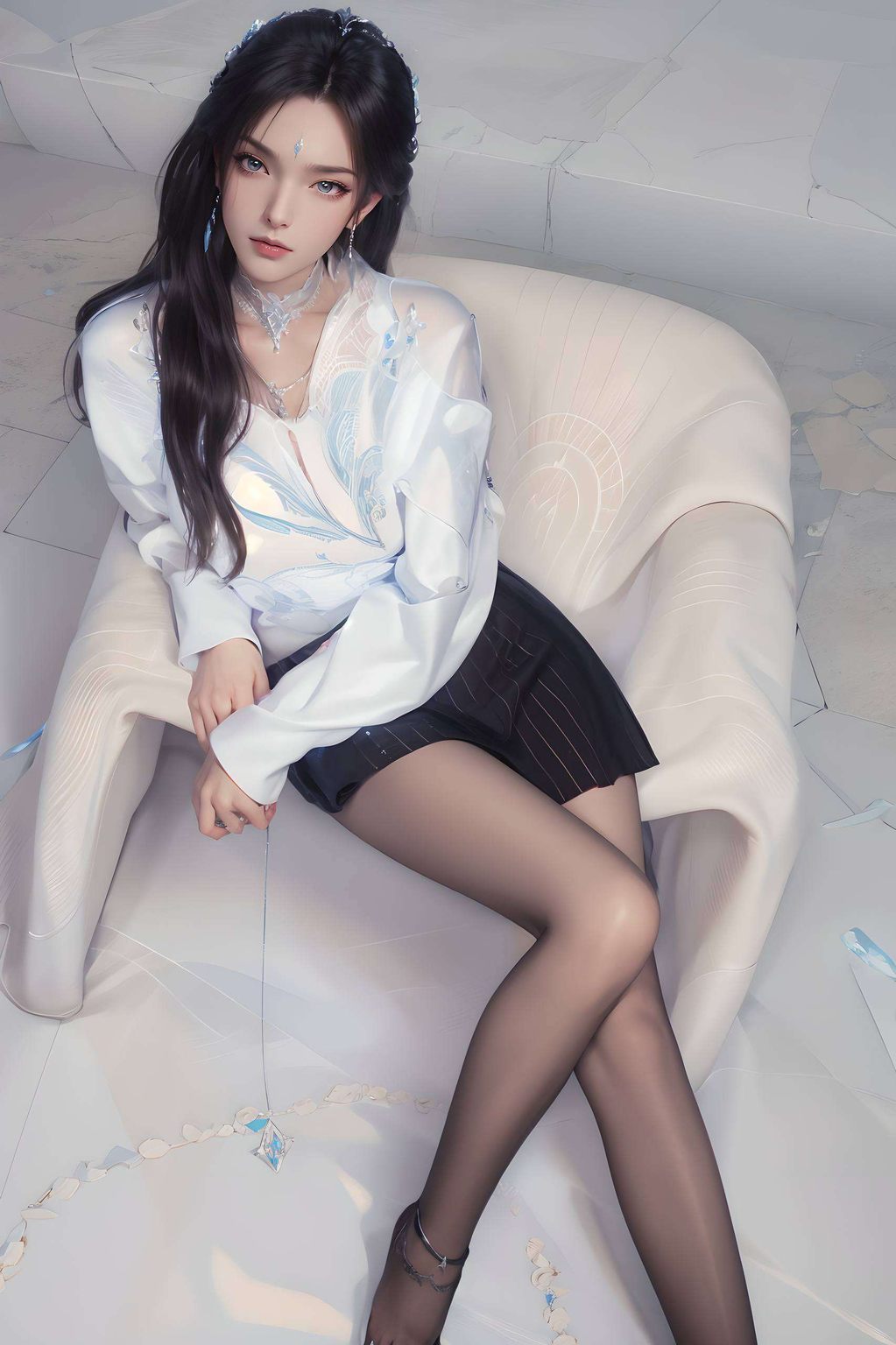 又彰显国漫之美今日奉上一份AI绘画壁纸大餐——《陆雪琪壁纸》与《诛仙壁纸》的精彩合集