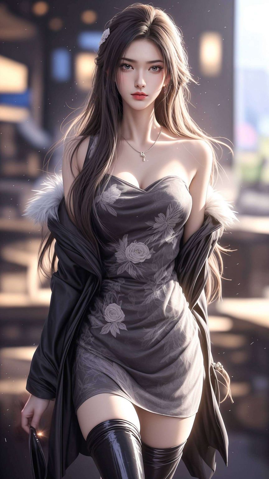 翩翩如仙而这美丽的国漫女神