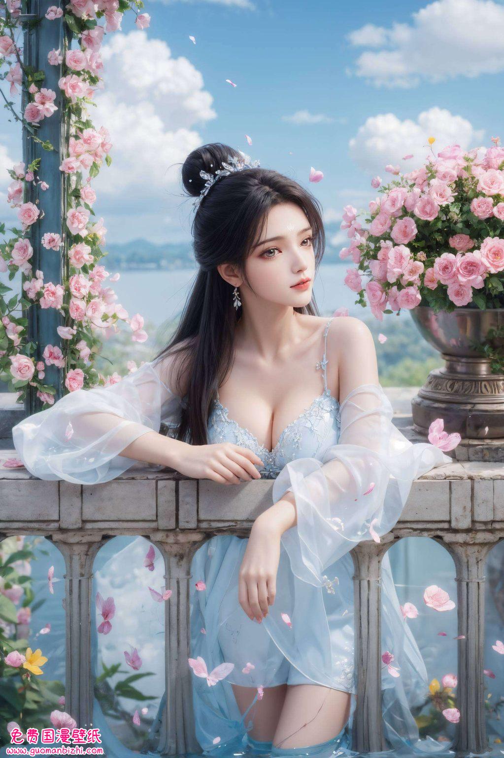 她不仅是剑道高手长裤束腰