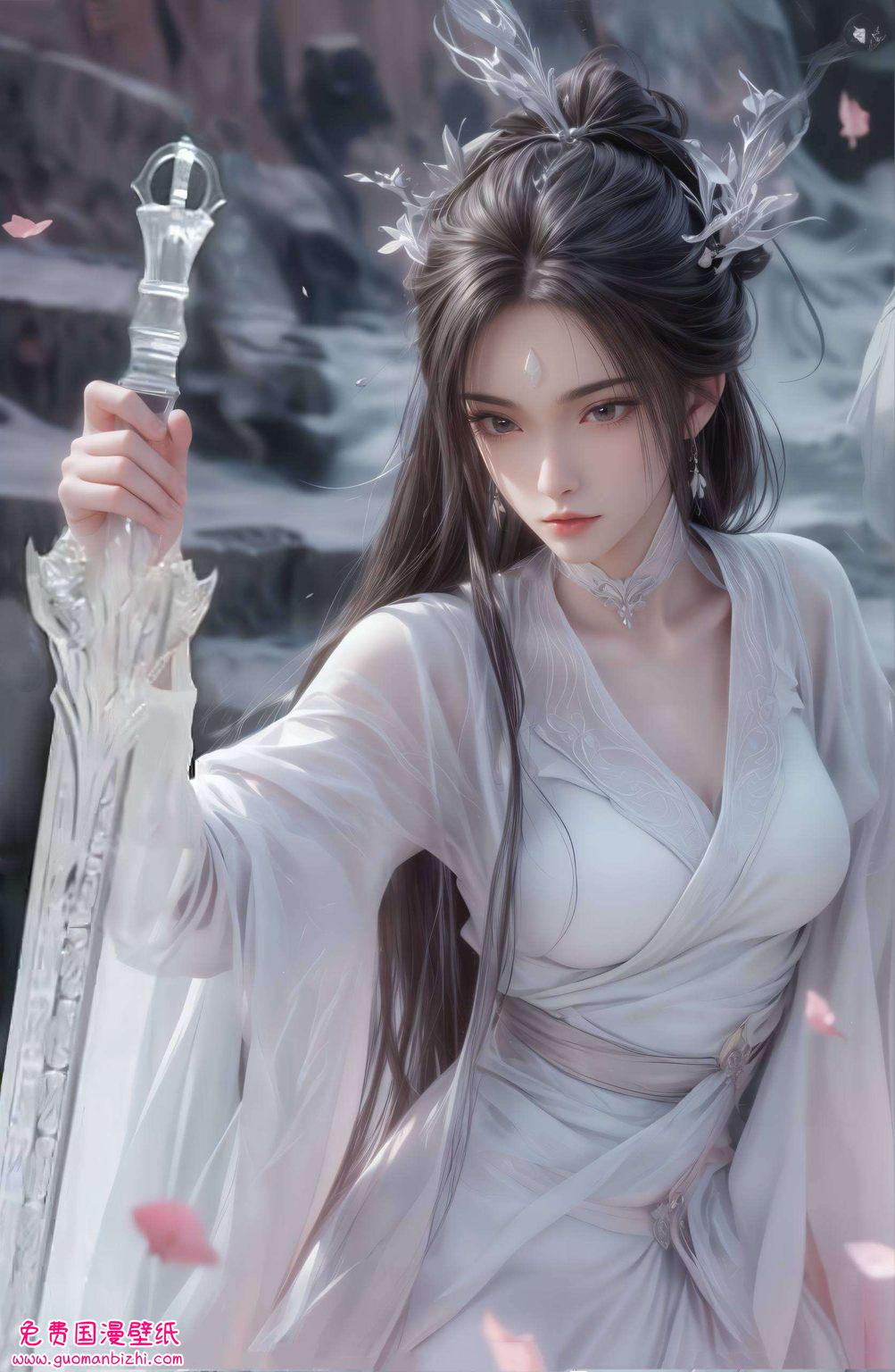 成为了无数粉丝心中的女神在这片国漫的绚丽画卷中