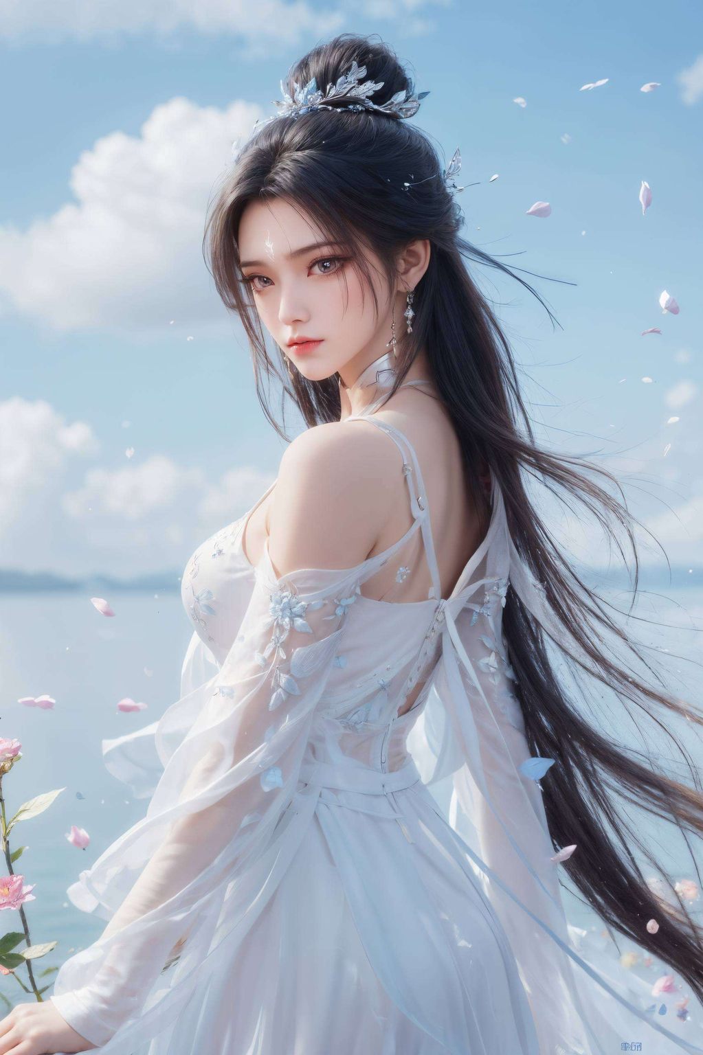 在国漫的绚烂画卷中陆雪琪如一朵清丽的白莲