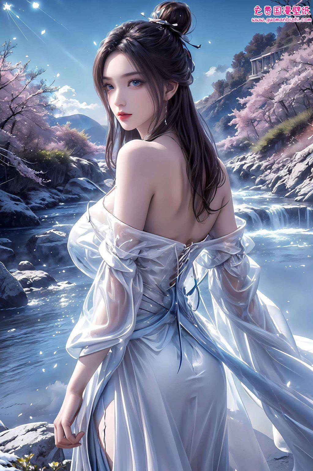 宛如国漫的精魂陆雪琪轻纱飘舞