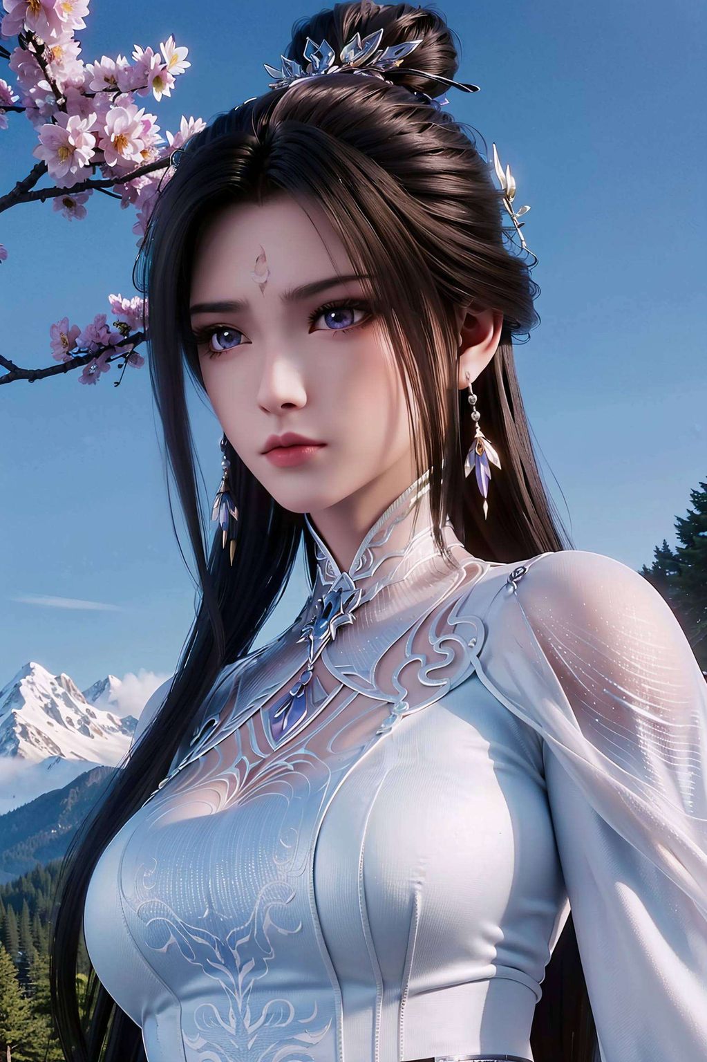 宛若一朵盛开的花朵犹如春风拂面