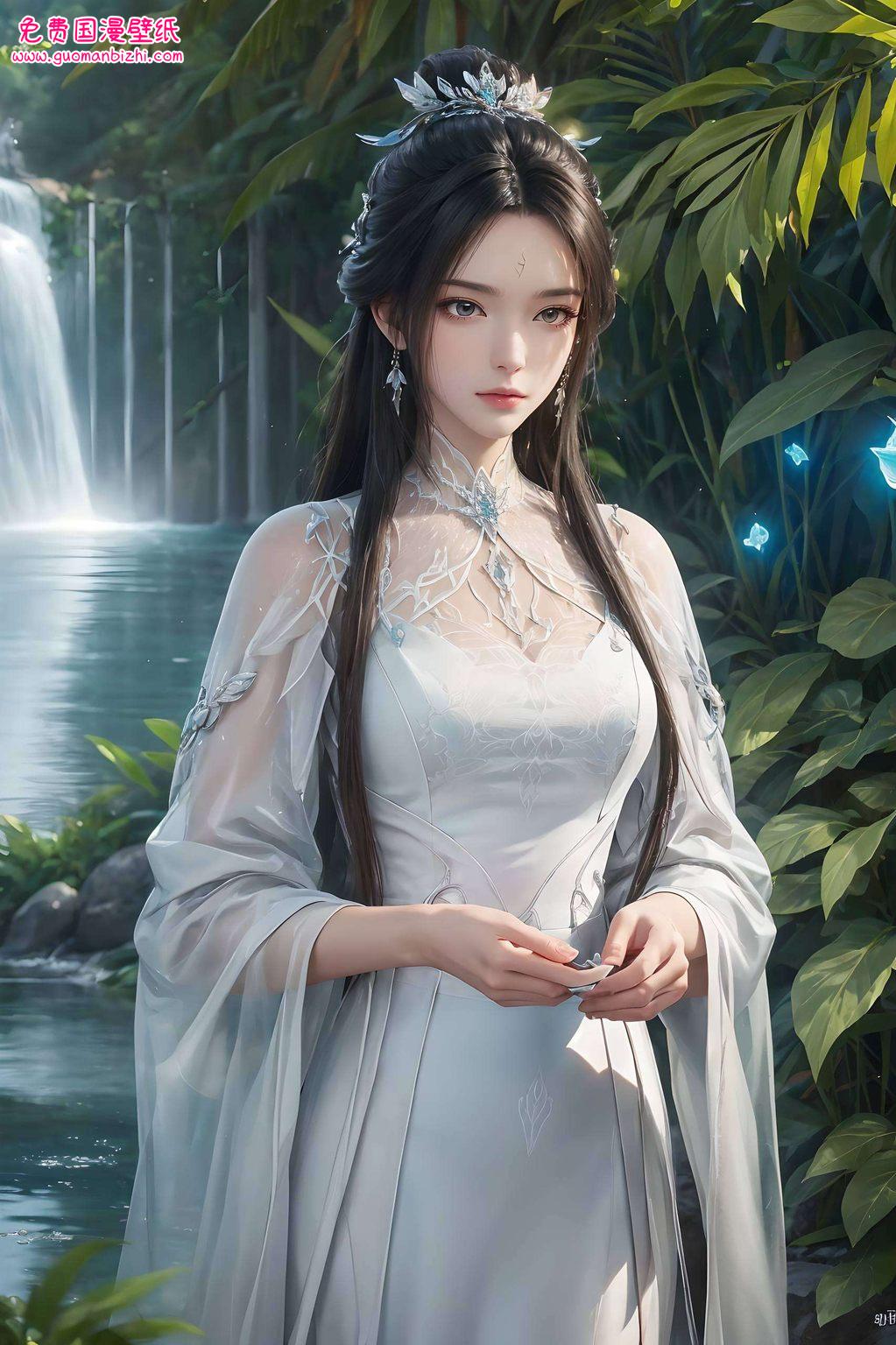 在这炫彩壁纸的完美像素中她是诛仙世界中的一抹亮色