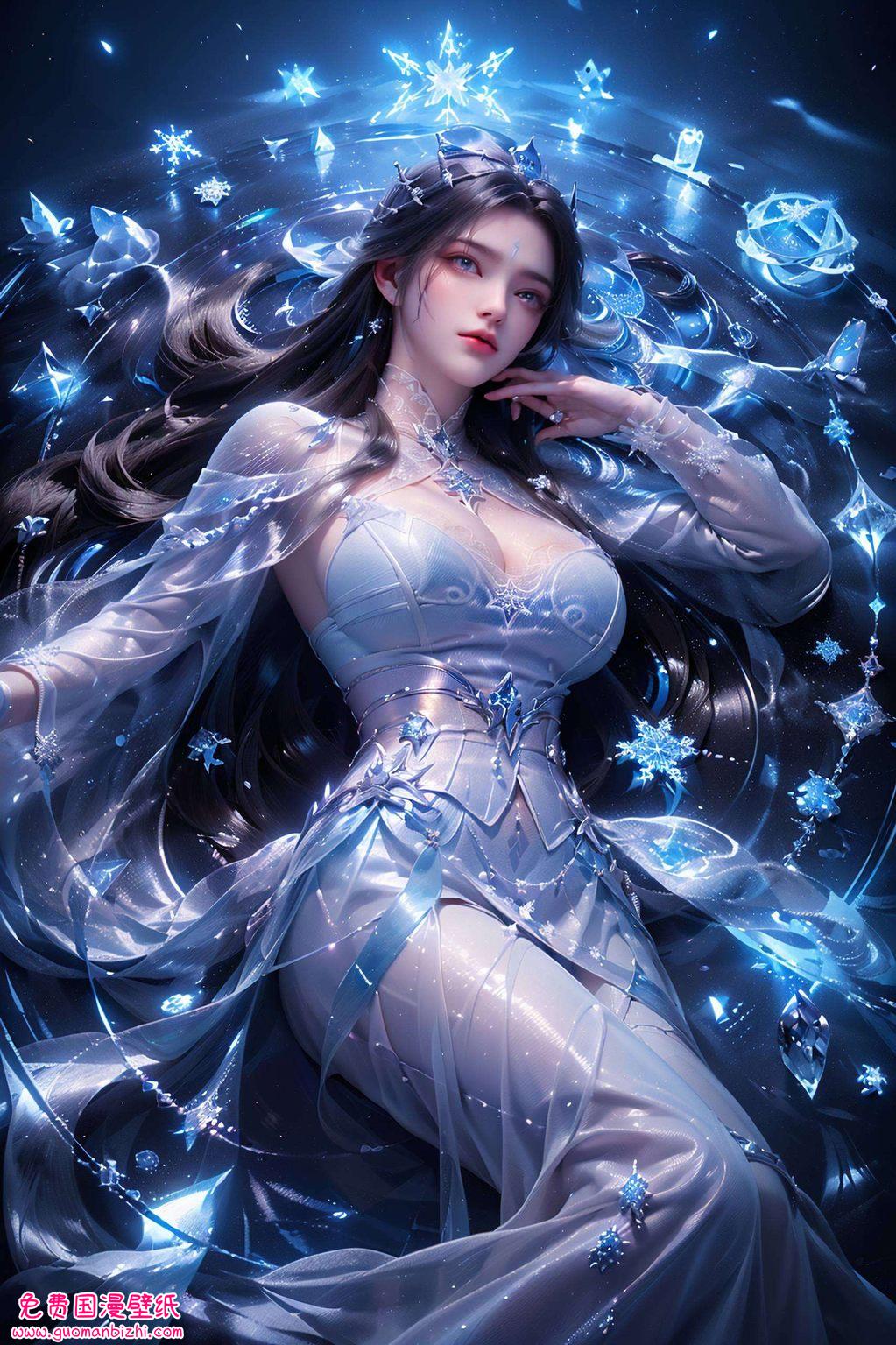 仿佛藏着星辰大海；雪琪小调皮一位灵动如风