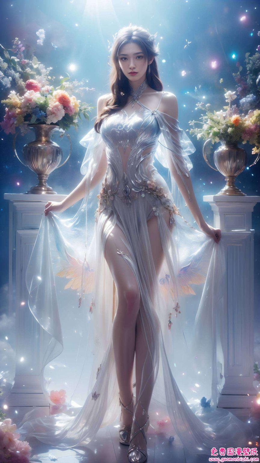 犹如天仙下凡衣袂飘飘