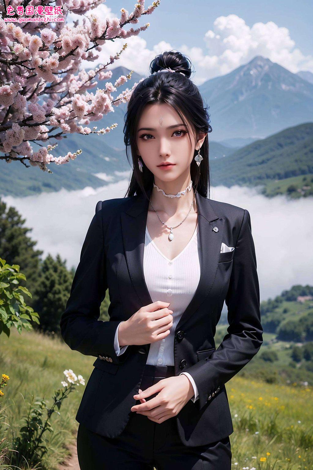 每当看到她超高清的动漫壁纸让人陶醉不已