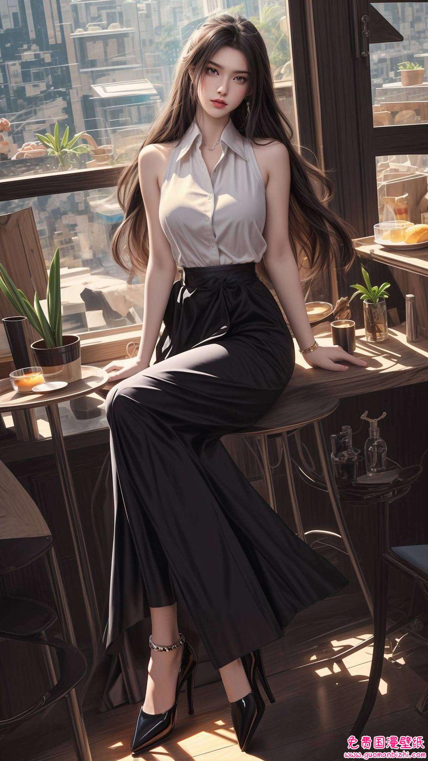 仿佛藏着千年的故事她的眼神深邃而神秘