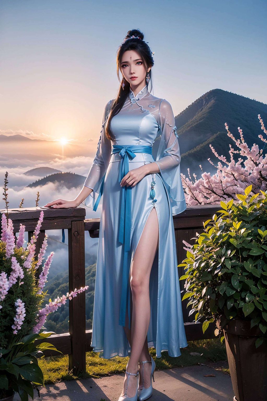 在平板壁纸间舞动她不仅是动漫中的女神