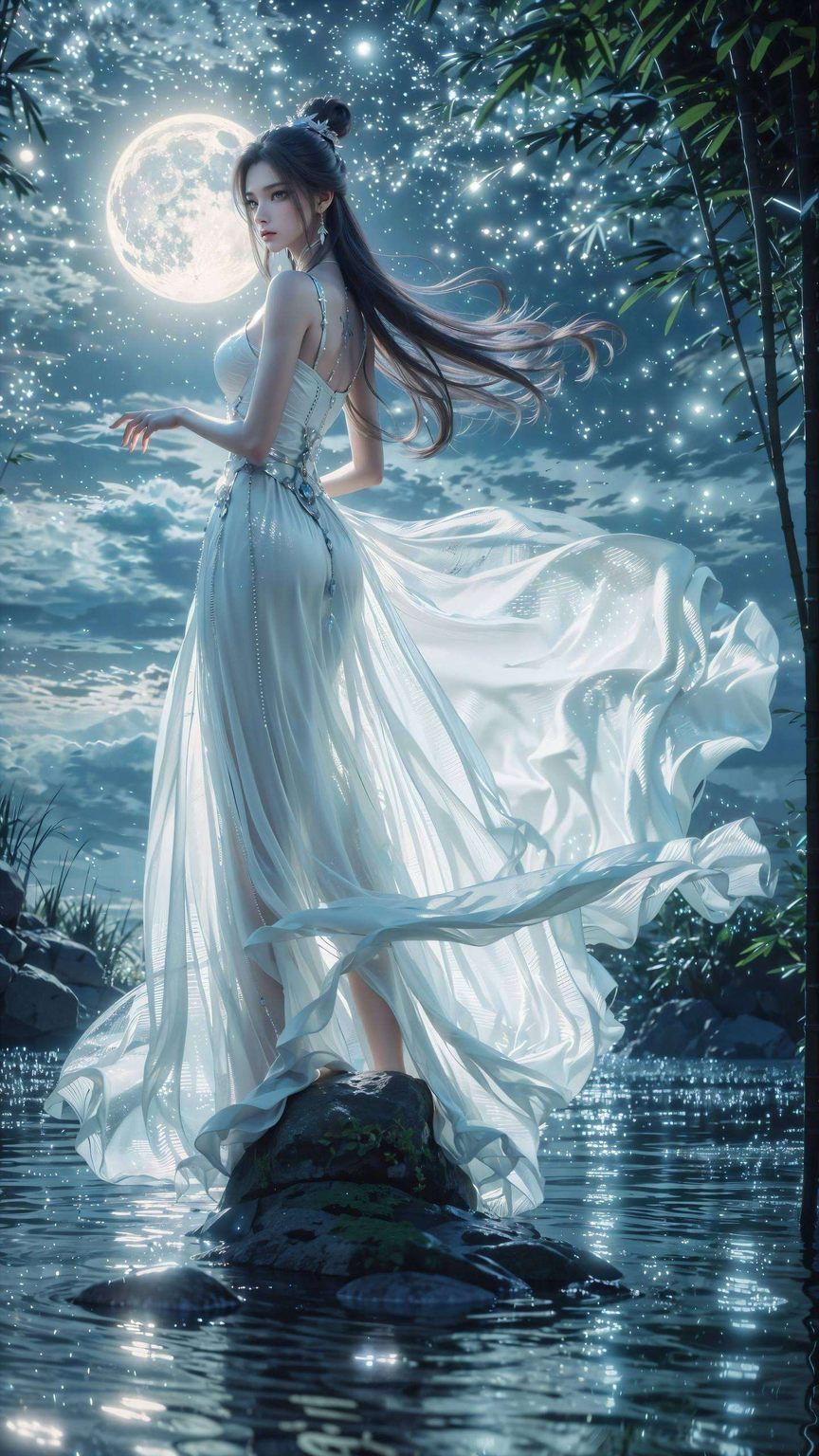 犹如画卷中的国漫美女各位动漫迷们