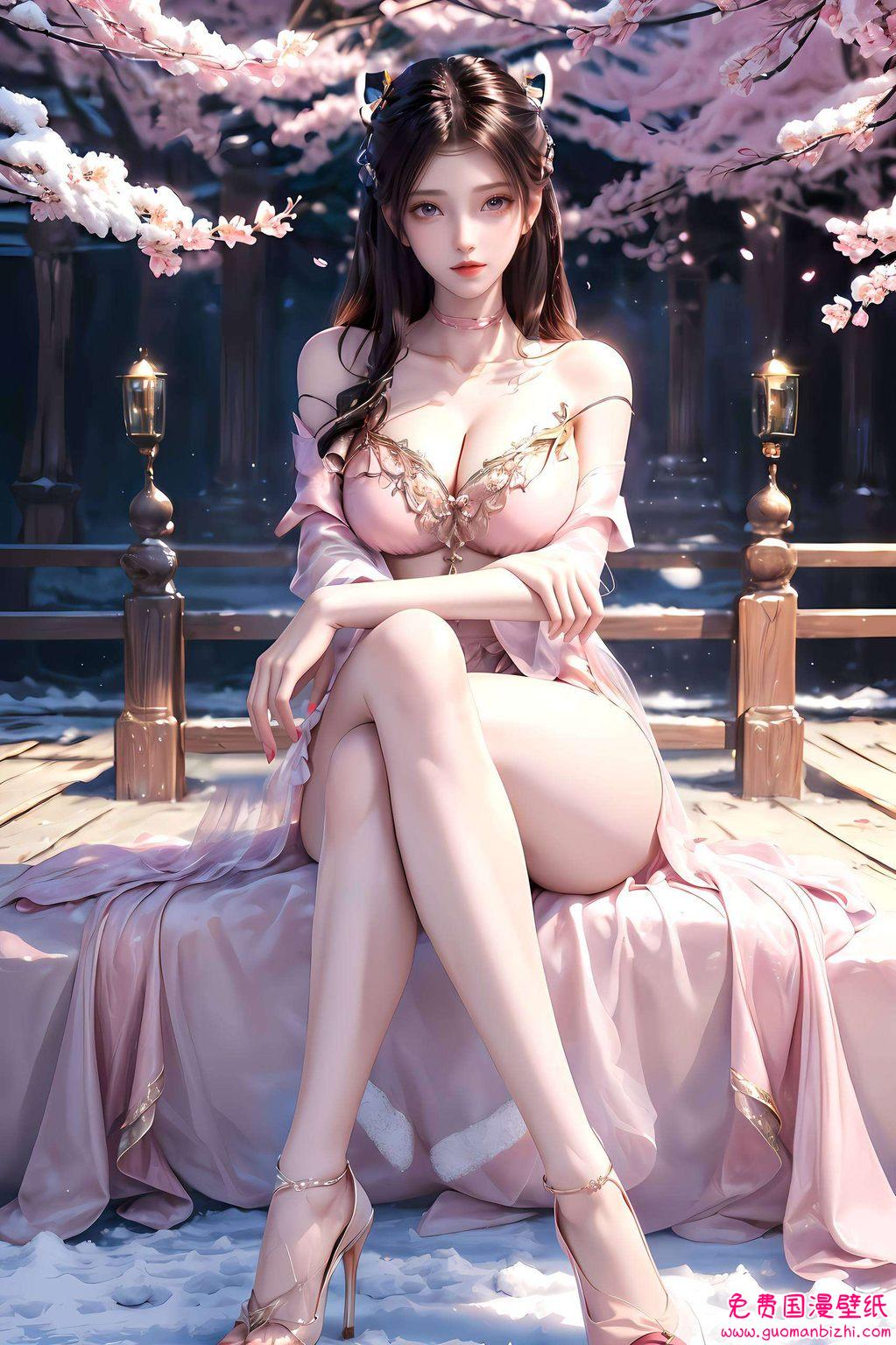 今儿给大家介绍一款炫彩壁纸让你的平板瞬间变身玄幻仙境！快来看看这国漫美女的壁纸