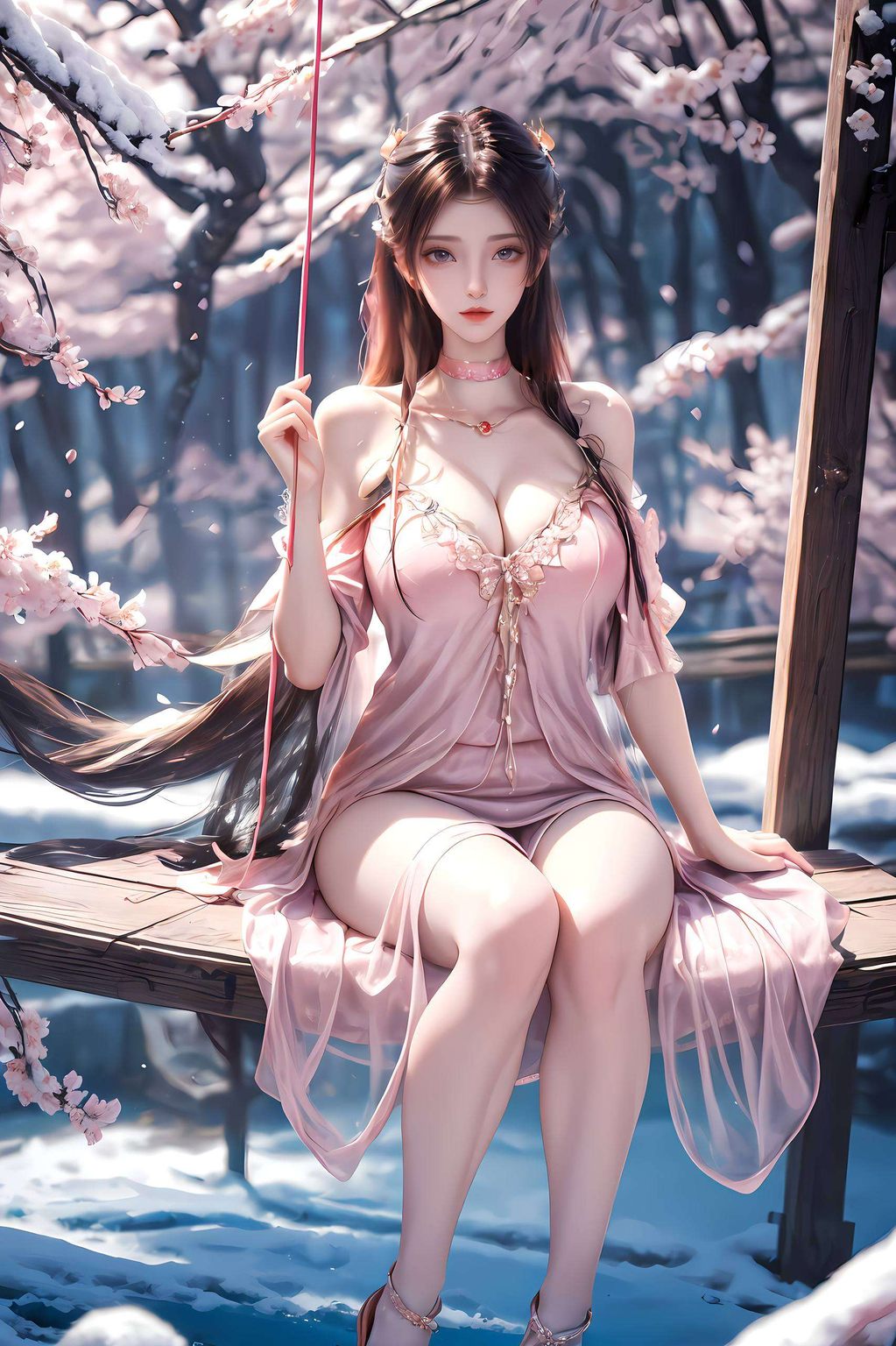 在绚烂的苹果炫彩壁纸中以她的独特魅力