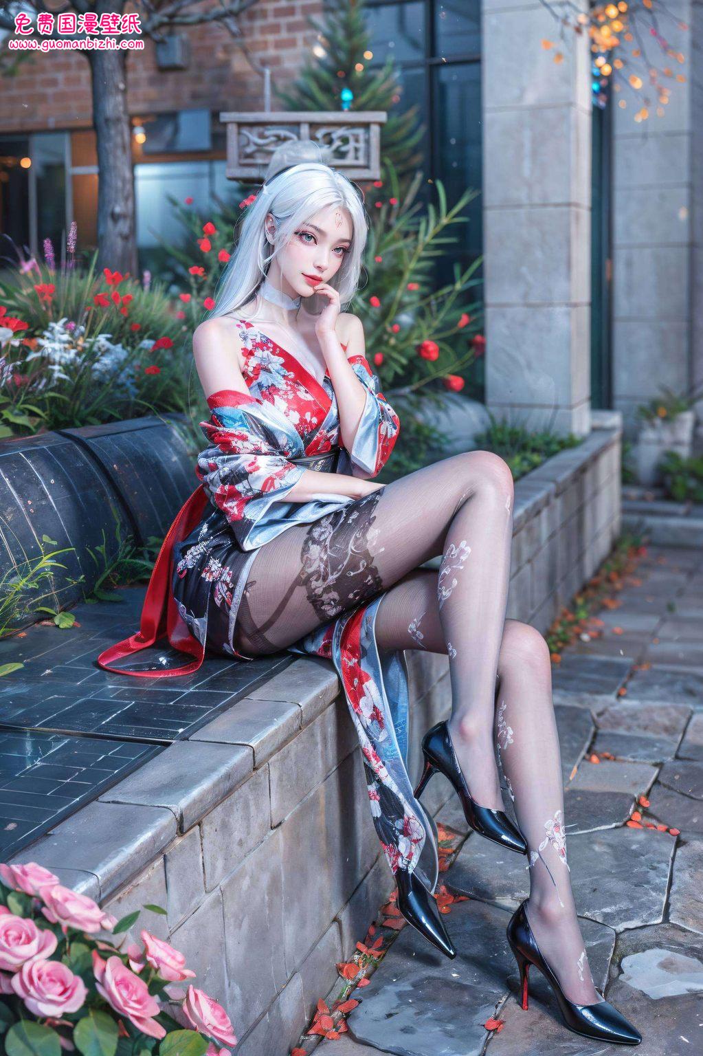 国漫女神的韵味尽显小白壁纸