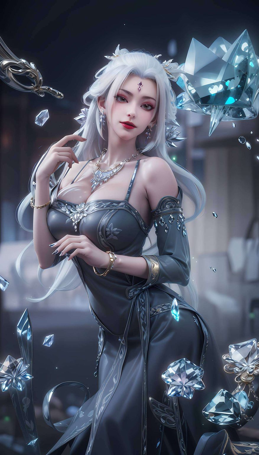 不仅是壁纸与国漫美女们的风采交织