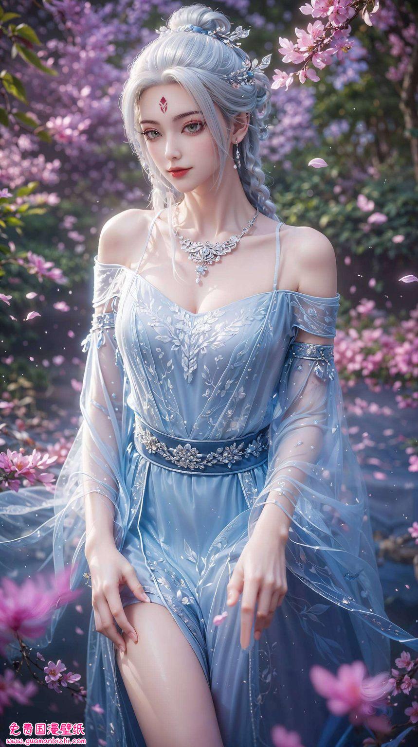 你的电脑桌面是不是已经迫不及待想要换上这样的壁纸美得让人忍不住想戳一戳屏幕；而旁边的动漫美女们