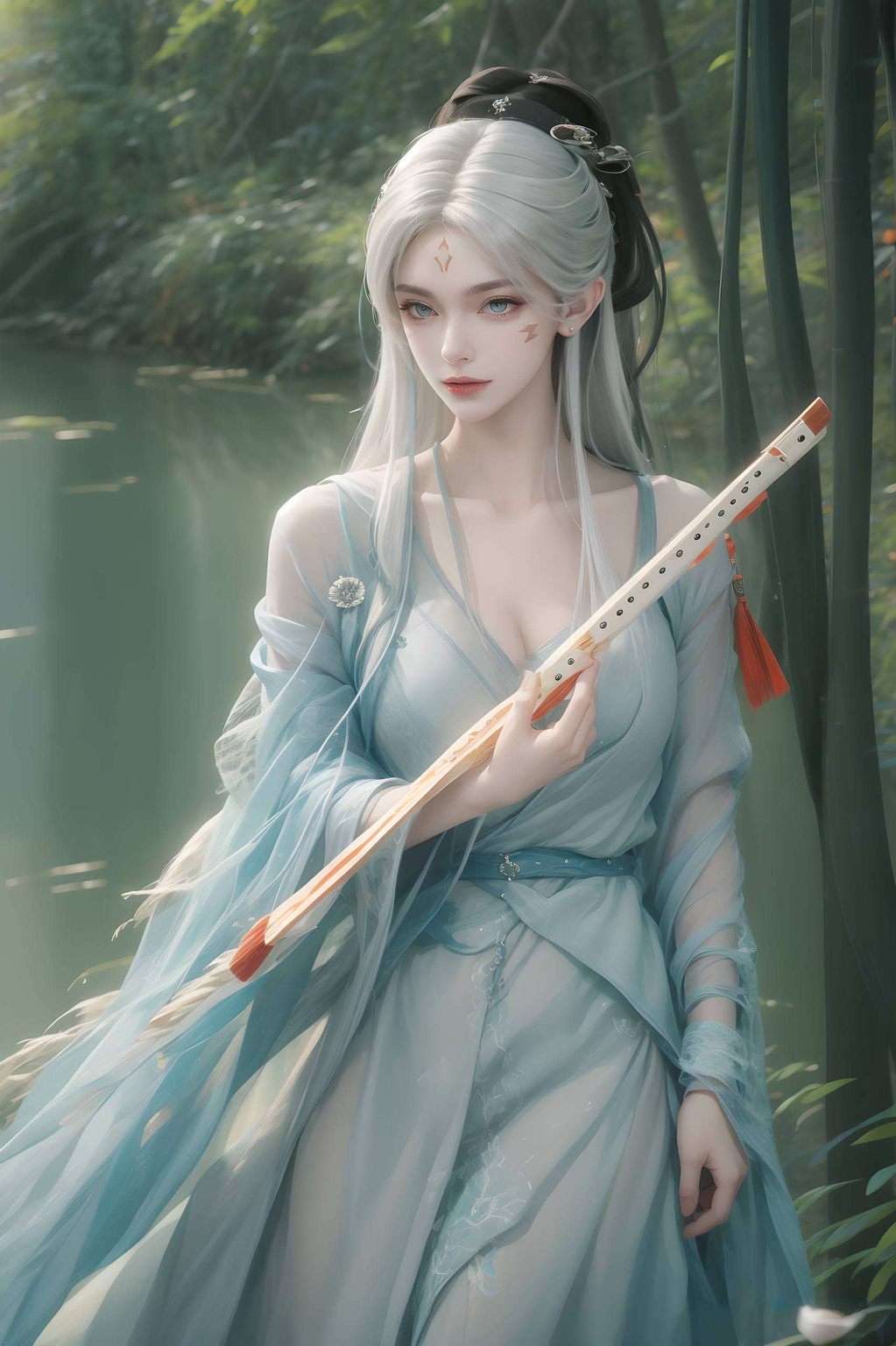 小白将她的风采展现得淋漓尽致