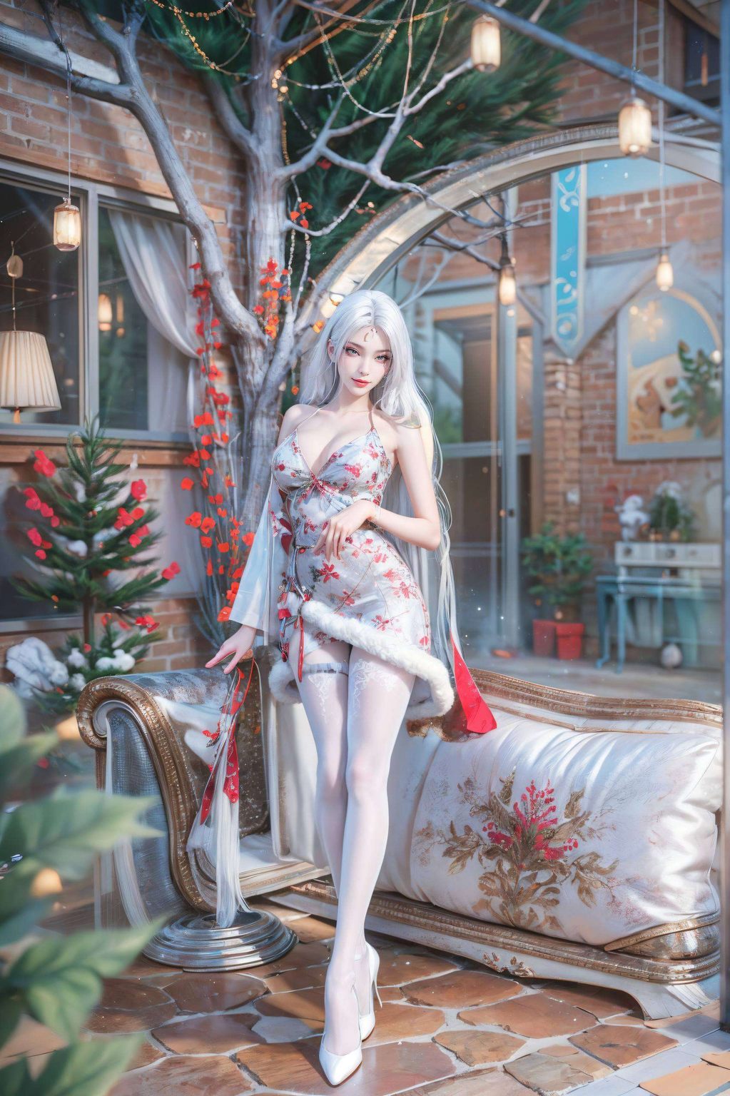 把这位国漫女神的美丽风光时而玄幻飘逸