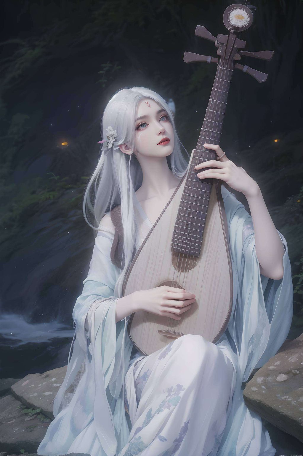 小白壁纸上的国漫女神你准备好了吗？”