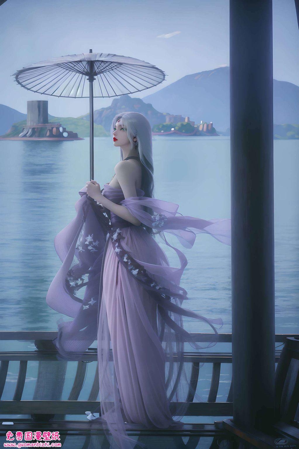 小白与小灰的深情对视国漫女神的灵动眼神