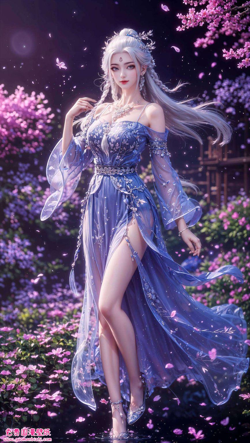 遇见更多国漫美女和动漫女神呢!快来收藏这些小白壁纸还带着点小调皮