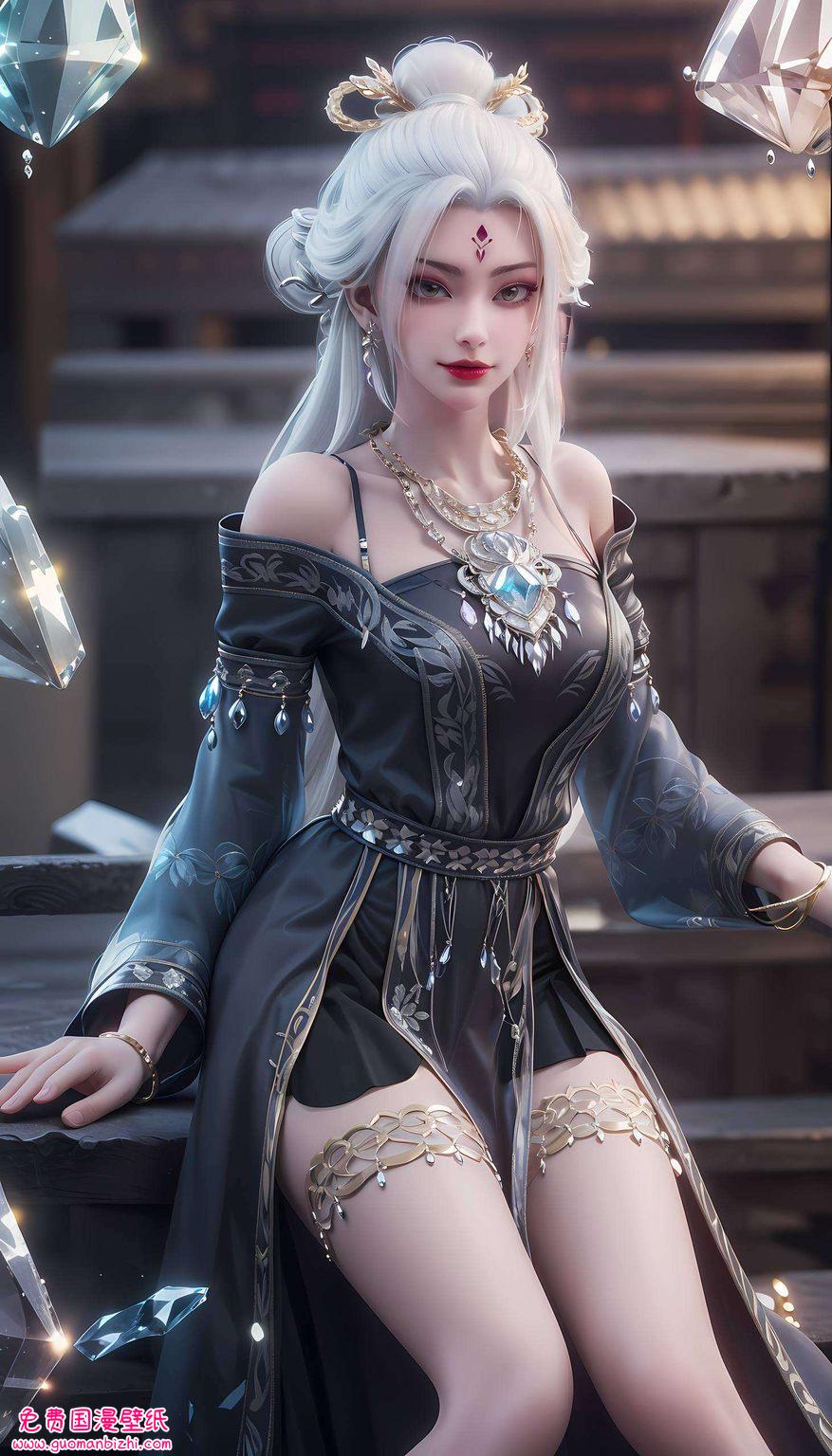 简直让人一见倾心！快来抱走这款美到爆表的国漫壁纸还有那调皮的灵动