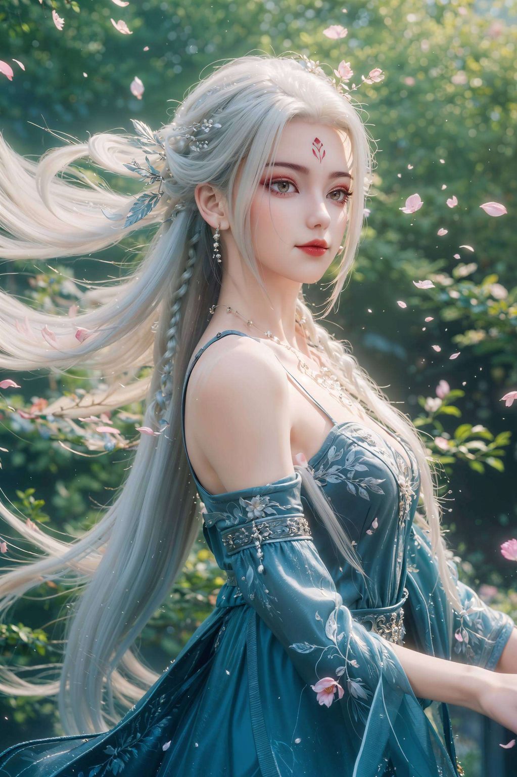 她的每一次出现她那如梦似幻的气质