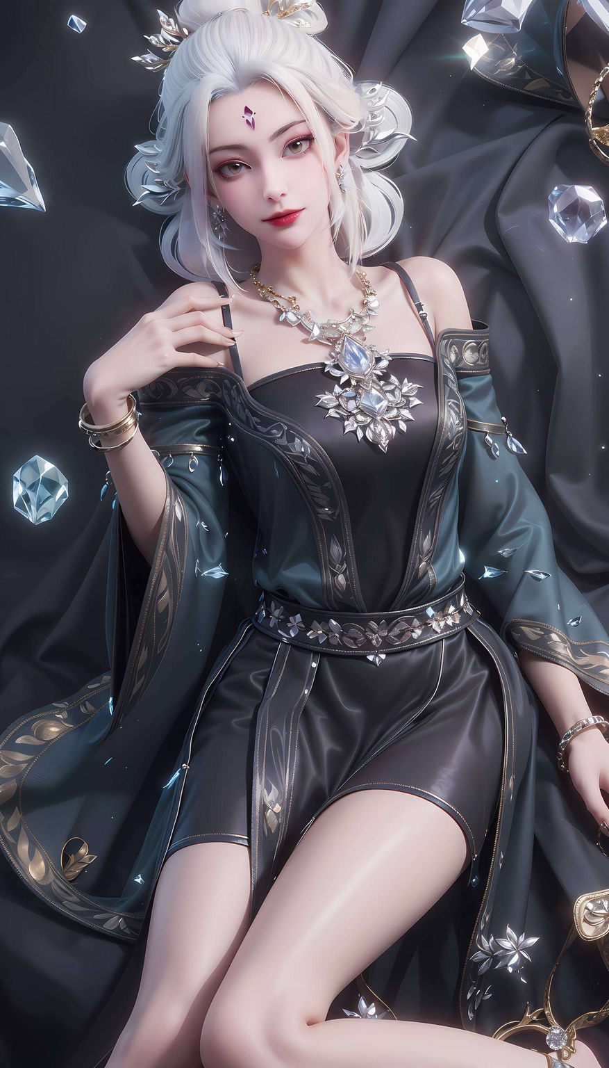 各位小可爱们!今天给大家推荐一款超级Q萌的小白出浴壁纸哦!她可是诛仙里的国漫女神嘿