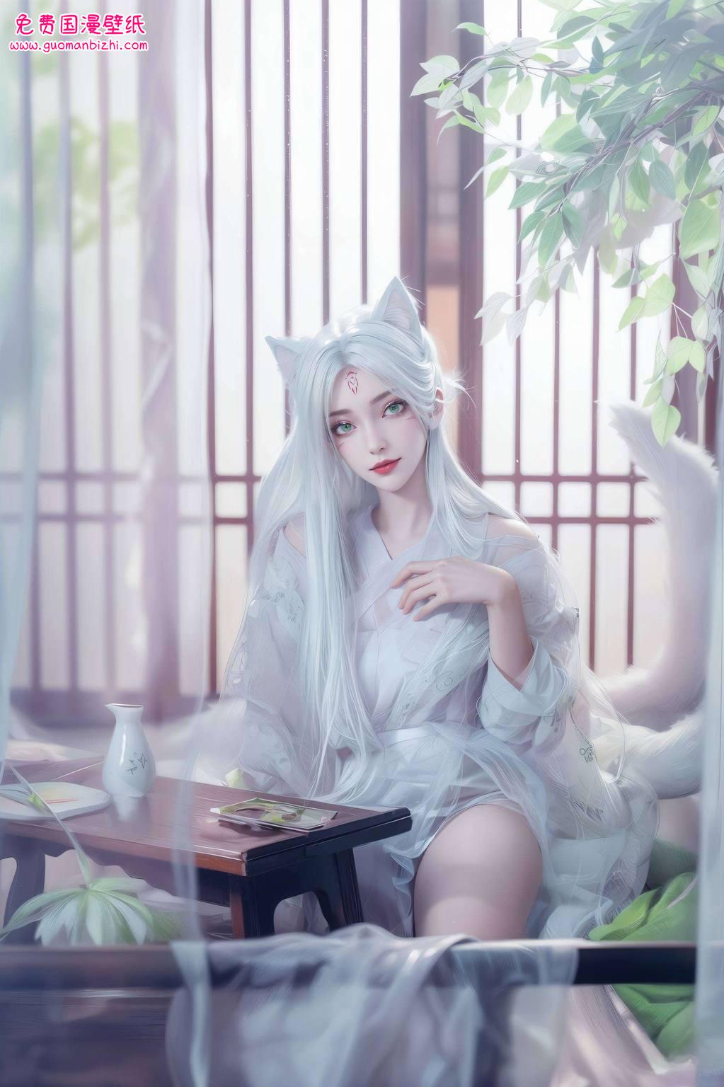 一幅幅壁纸二者交融