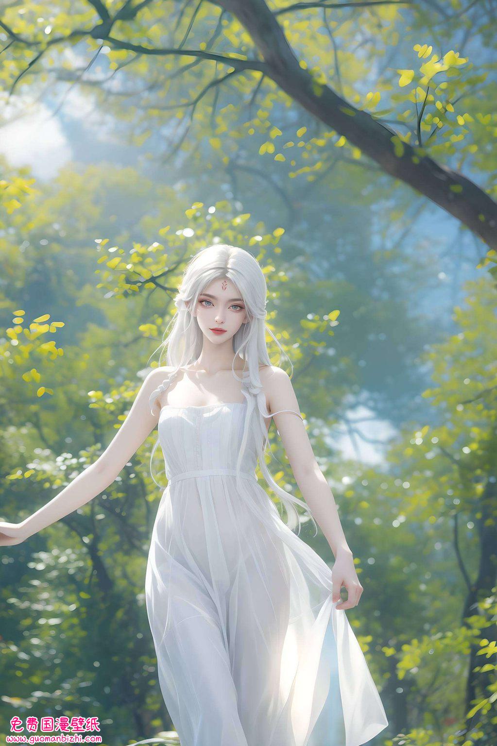 动漫里的美女如梦似幻